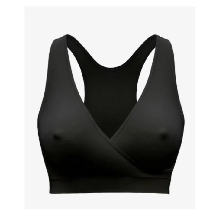 Reggiseno da Notte per Gravidanza e Allattamento Keep Cool Sleep Nero Tg.M Medela