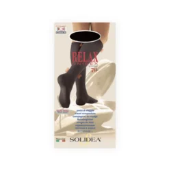 Relax Unisex Gambaletto 70 Den Solidea® Colore Blu Scuro Taglia 2-M 1 Paio
