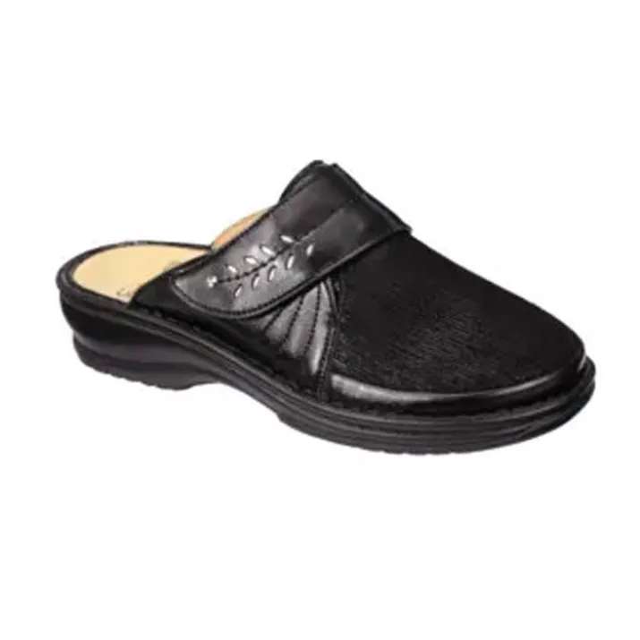Rory Synthetic Patent + Striped Elasticated Womens Black 35 Dr.Scholl®