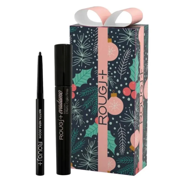 Rougj Cofanetto Kit Natale 01 Volume e Definizione Matita + Mascara