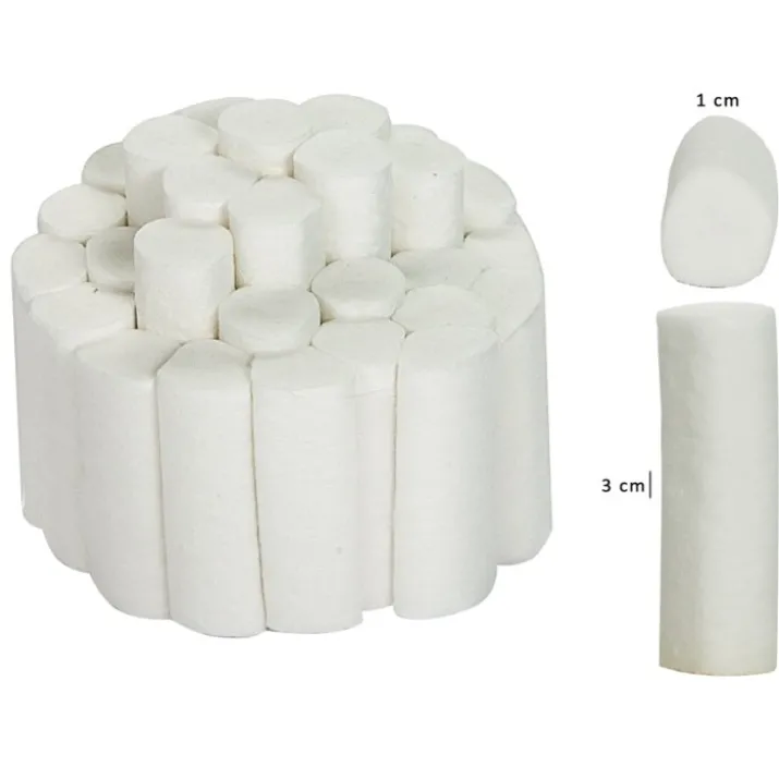 Rulli Dentali Cotone 1X3,8 GIMA 10000 Pezzi