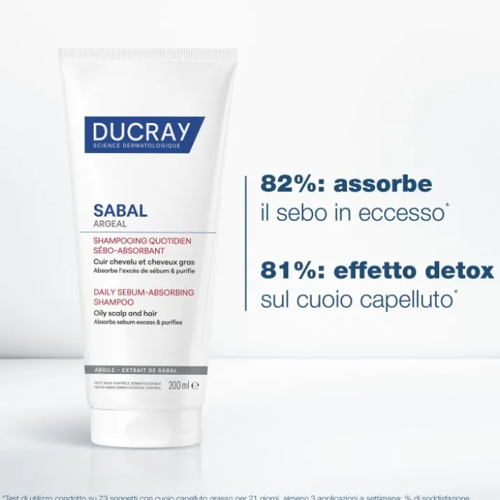 Sabal Argeal Shampoo sebo-assorbente Ducray 200ml