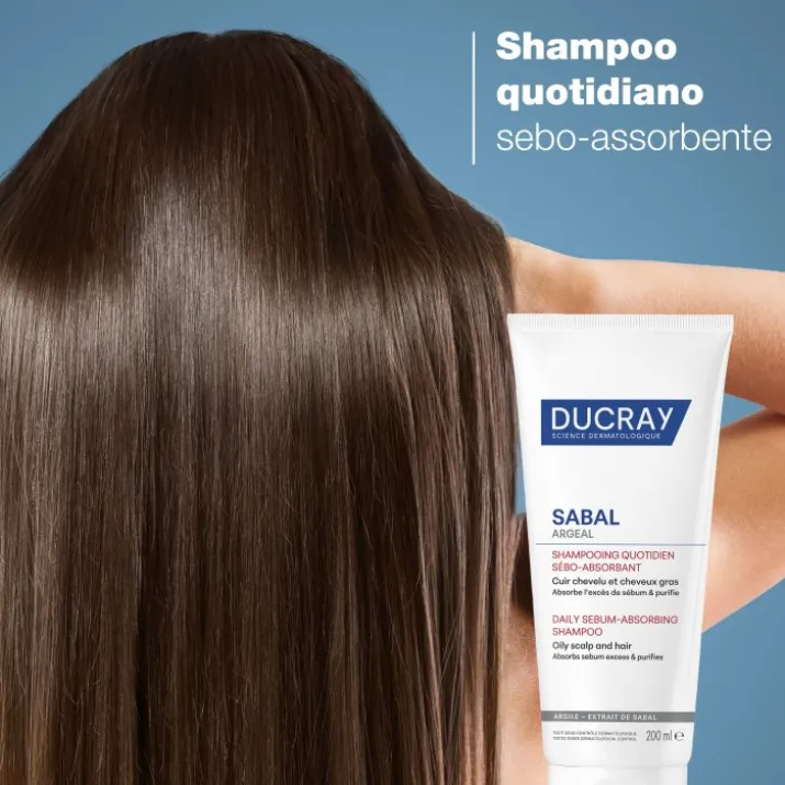 Sabal Argeal Shampoo sebo-assorbente Ducray 200ml