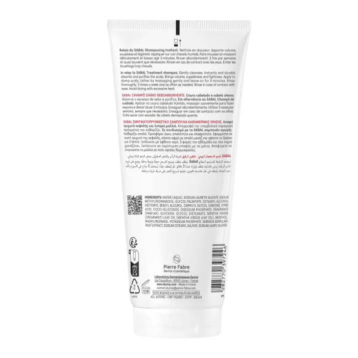 Sabal Argeal Shampoo sebo-assorbente Ducray 200ml