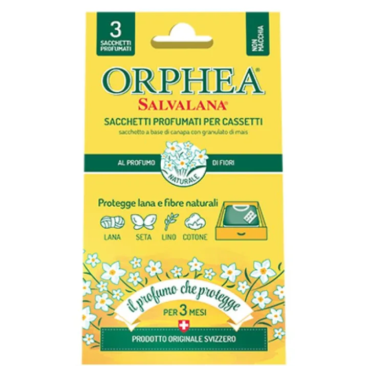 Sachetti Profumati al Profumo di Fiori Orphea 3 Pezzi