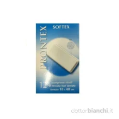 Safety Prontex Soft Garze Tessuto Non Tessuto 18x40cm 12Garze