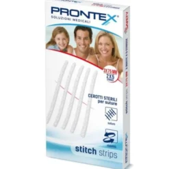 Safety Prontex Stitch Strips Cerotti Per Suture 3x75cm 10 Pezzi