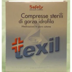 Safety Texil Garza Sterile 10x10cm 25 Compresse Sterili Di Garza Idrofila