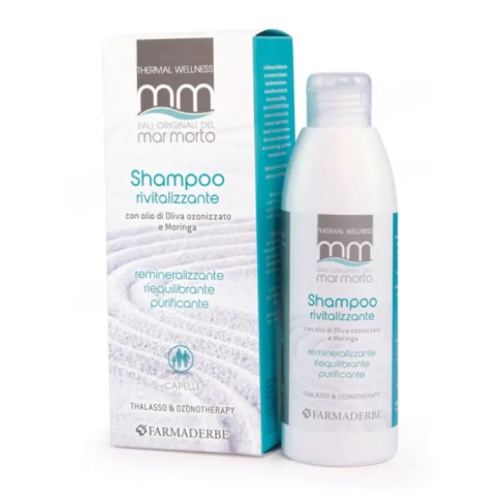 Sali Originali del Mar Morto Shampoo Rivitalizzante Farmaderbe 200ml
