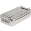 SCATOLA INOX 20X10X4,5CM C/MAN