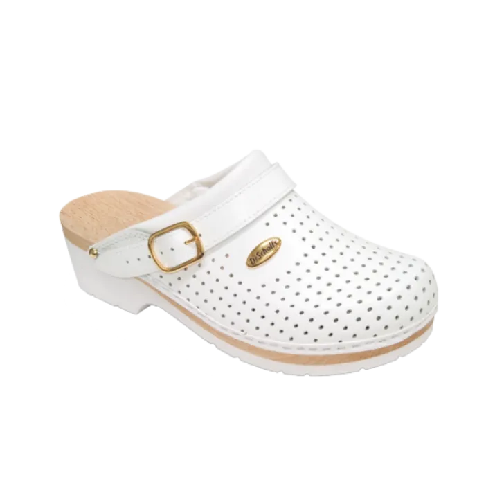Scholl Clog Supercomfort Plantare Anatominco Colore Bianco Misura 44