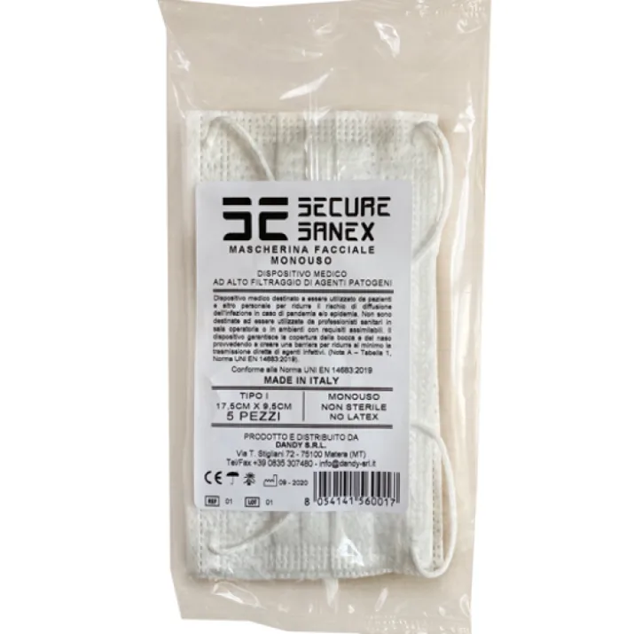 Secure Sanex Dandy 5 Pezzi
