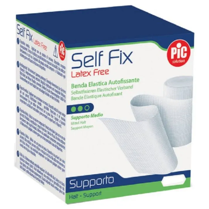 Self Fix 8cm x 20m Benda Elastica Senza Lattice PiC