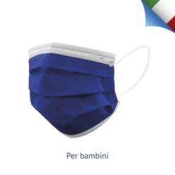 Semimaschera FFP2 NR Small Bianco Blu Futura 10 Pezzi