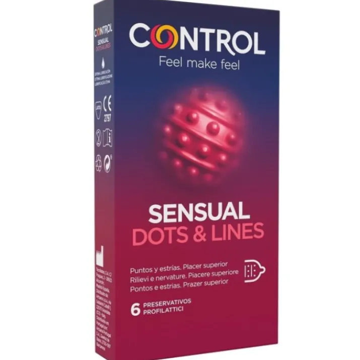 Sensual Dots & Lines Control 6 Profilattici