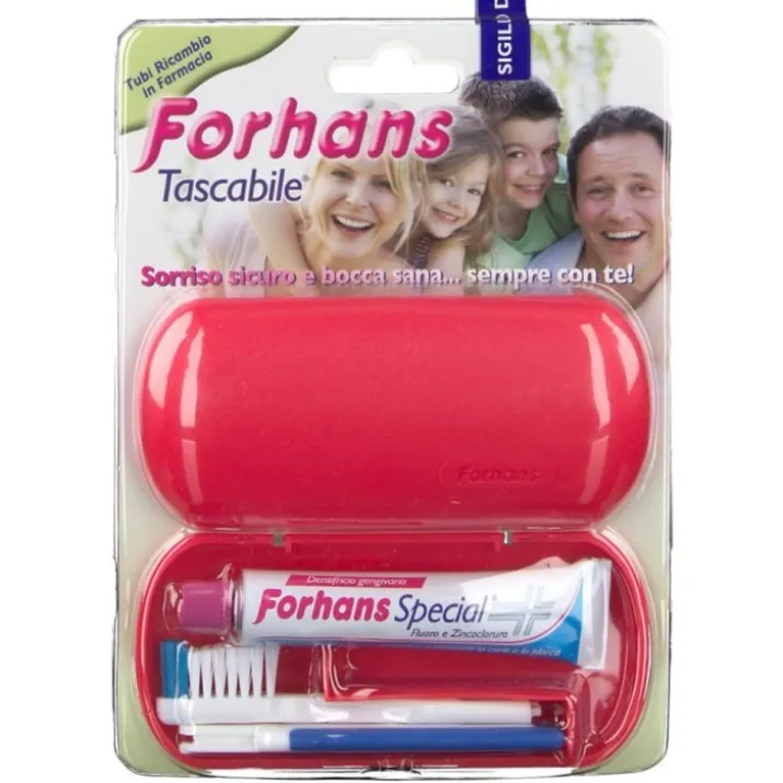 Set Dentifricio + Spazzolino Forhans Tascabile 1 Set