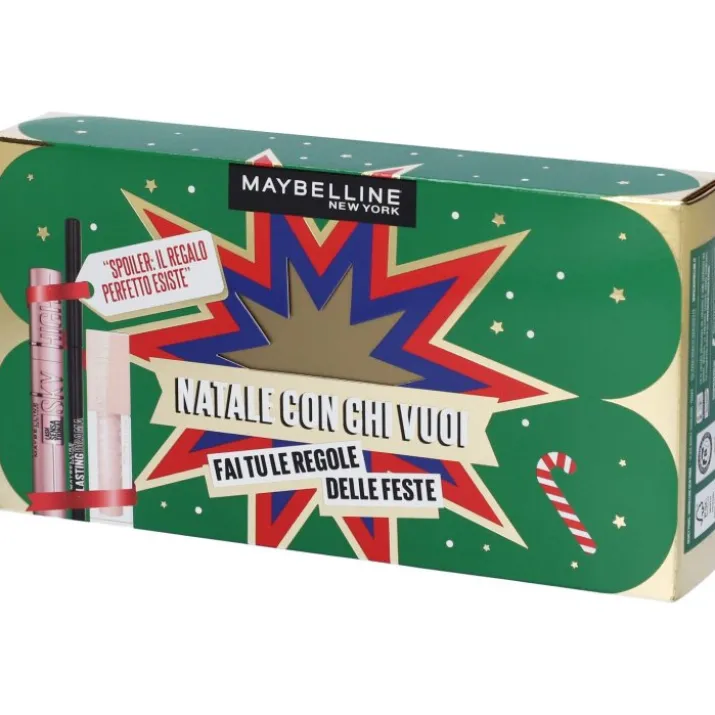 Set Mascara Sky High+Matita Lasting Drama+Lifter Gloss 02 Maybelline New York Cofanetto 2024