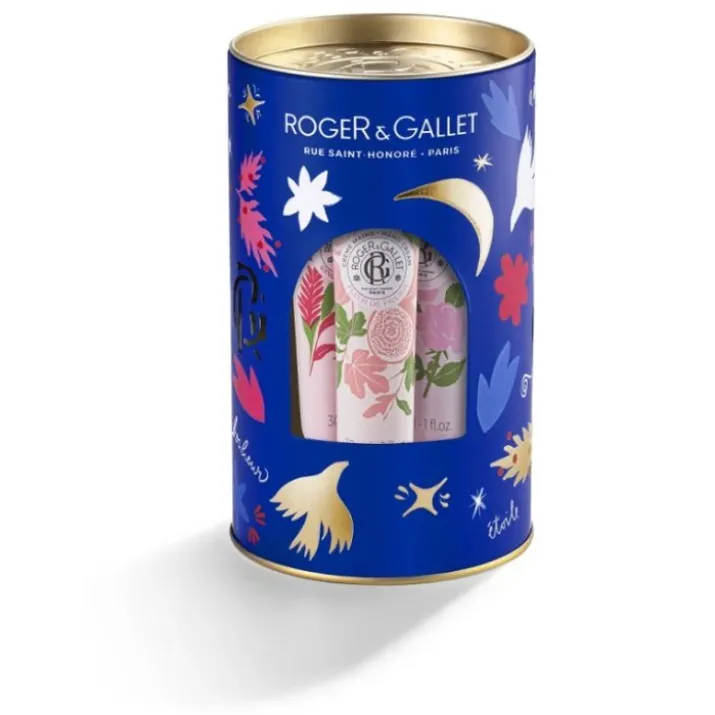 Set Natale Crema Mani Roger&Gallet 3 Pezzi