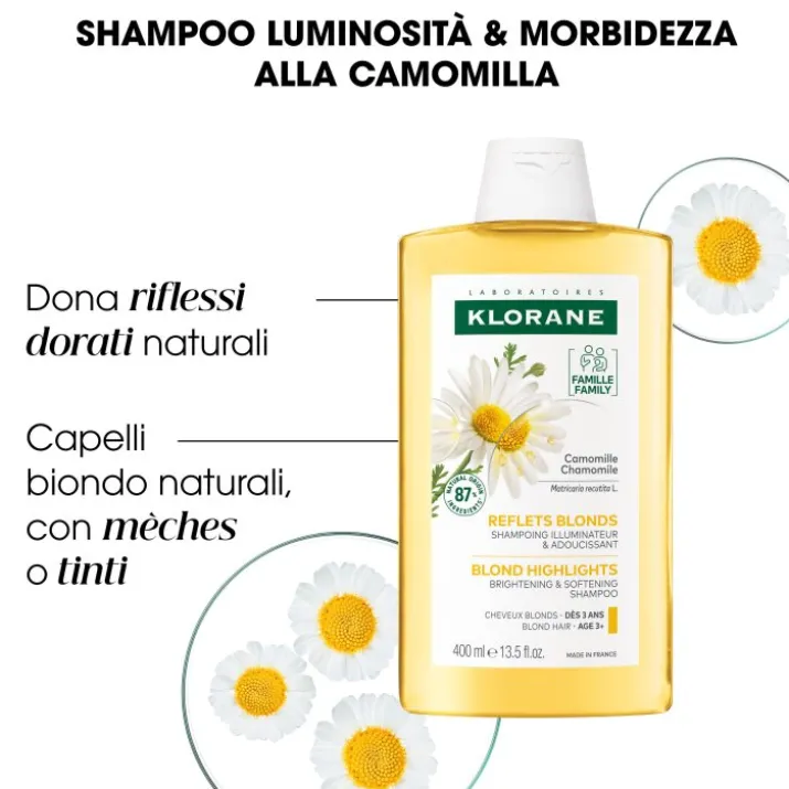 Shampoo Alla Camomilla Klorane 400ml