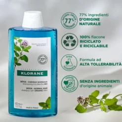 Shampoo Alla Menta Acquatica Klorane 400ml
