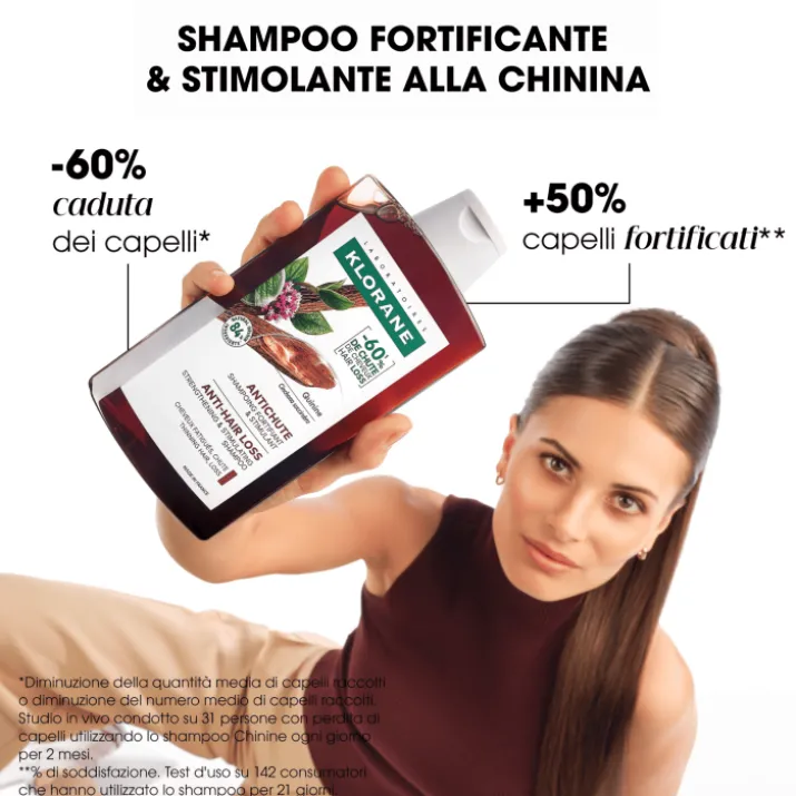 Shampoo Chinina E Stella Alpina Klorane 200ml
