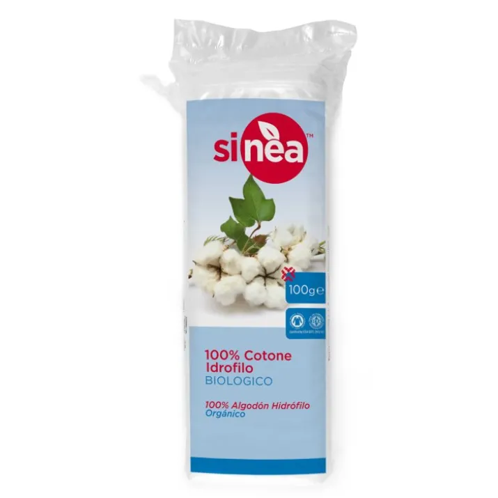 Sinea Cotone Idrofilo Biologico 100g