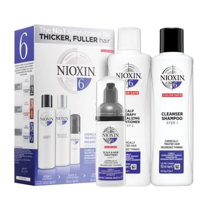 Sistema 6 Kit Trifasico Maxi Nioxin