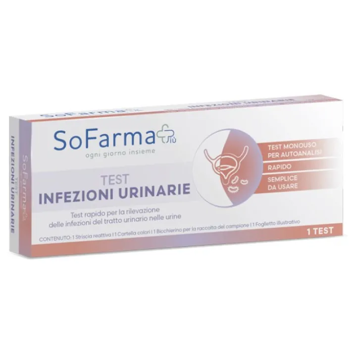 Sofarmapiù Test Infezioni Urinarie Autodiagnostico