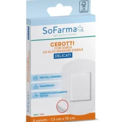 Sofarmapiu' Cerotti Delicati 7,5x10 5 Pezzi