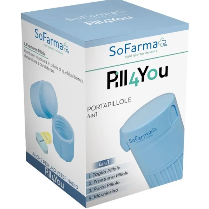 Sofarmapiu' Pill4you Portapillole 4 In 1