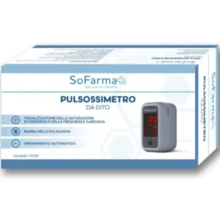 Sofarmapiu Pulsossimetro da Dito per Saturazione Ossigeno e Frequenza Cardiaca