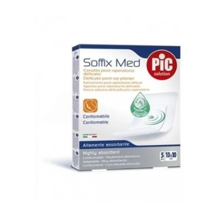 Soffix Med Cerotto Post-Operatorio Delicato 10x10cm PIC 1 Pezzo