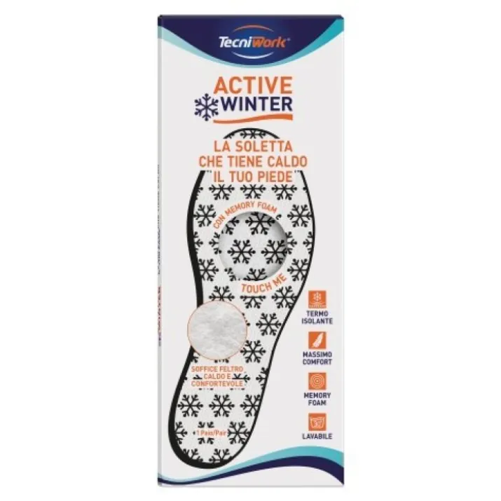 Solette Active Winter Memory Foam Tecniwork® 1 Paio Misura 41