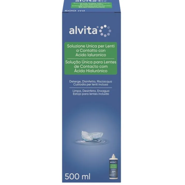 Soluzione Unica Lenti A Contatto Alvita® 500ml