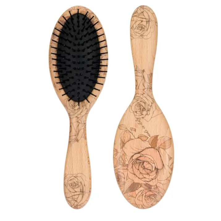 Spazzola Magnum Ovale Pink Rose Beautytime 1 Pezzo