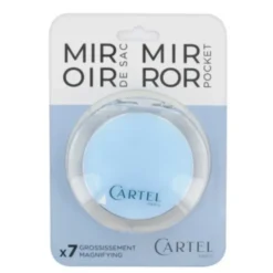 Specchietto Plexiglass Rotondo Azzurro 6,03cm Cartel