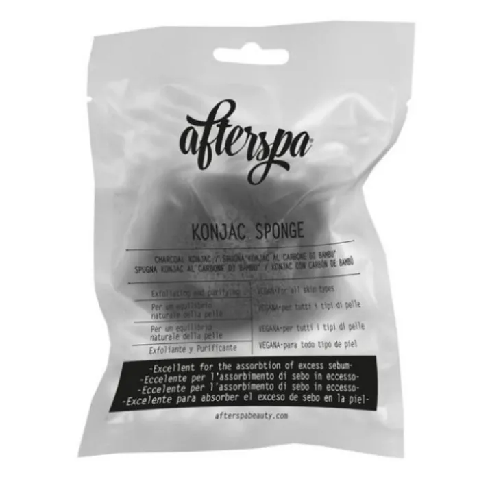 Spugna Konjac Carbone Di Bambù Afterspa 1 Pezzo