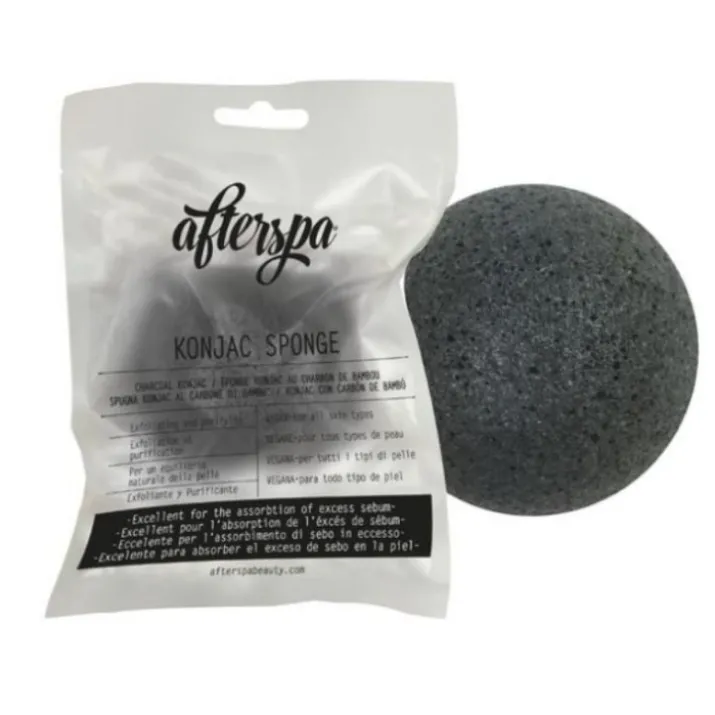 Spugna Konjac Carbone Di Bambù Afterspa 1 Pezzo