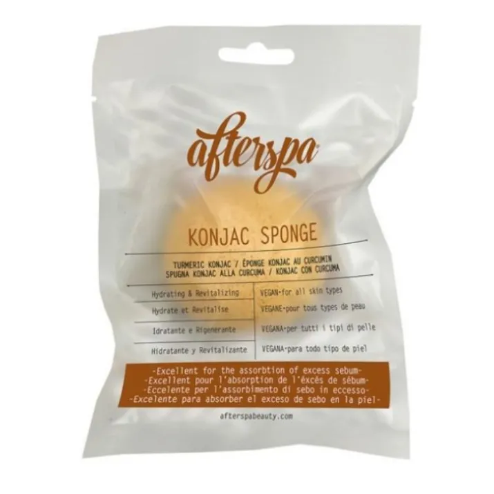 Spugna Konjac E Curcuma Afterspa 1 Pezzo