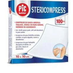 Stericompress Compresse di Garza Sterili 20x20 PiC 600 Pezzi
