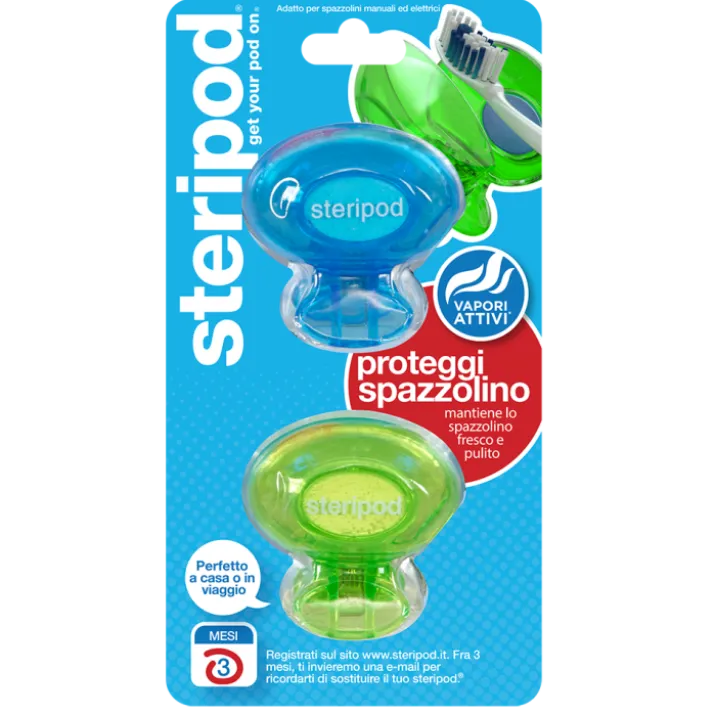 Steripod Proteggispazzolino 2 Pezzi