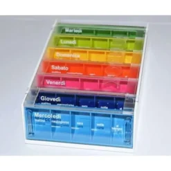SUPAIRBOX PORTAPILLOLE 7GG Arcobaleno
