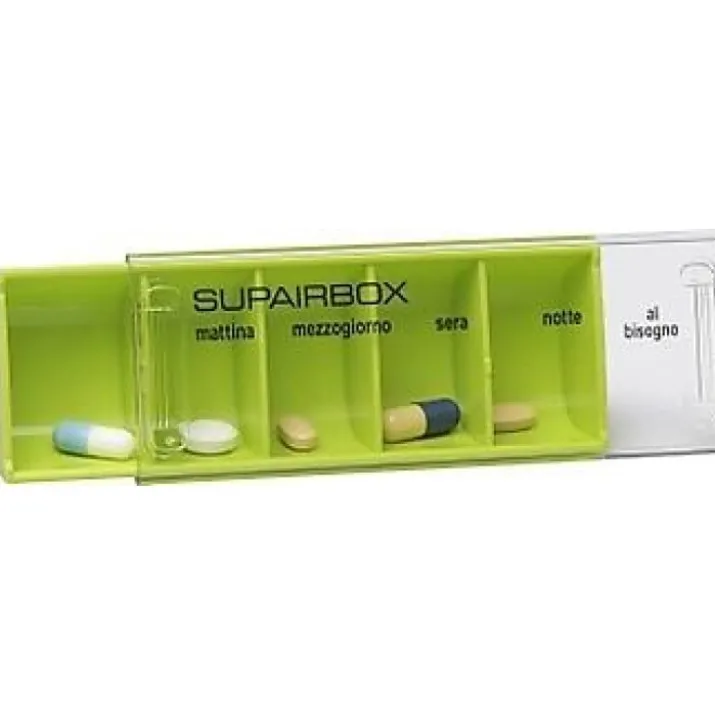 SUPAIRBOX PORTAPILLOLE 7GG Arcobaleno
