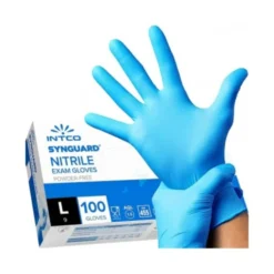 SynGuard Guanti In Nitrile L Intco 100 Pezzi