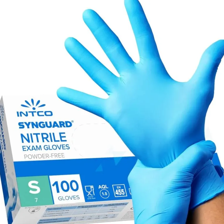 Synguard® Nitrile Tg.S Exam Gloves S 100 Pezzi