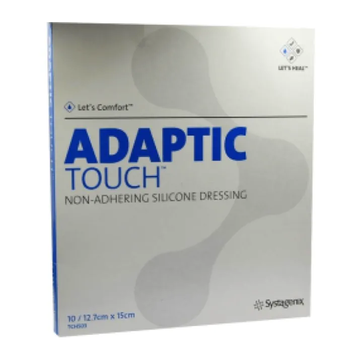 Systagenics Adaptic Touch Medicazione 12,7x15cm 10 Pezzi