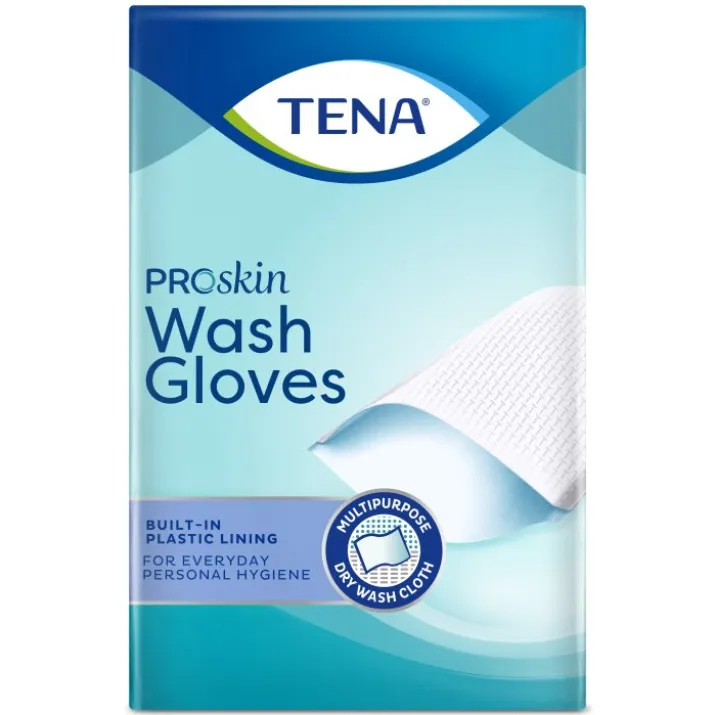 Tena Wash Glove C/barri