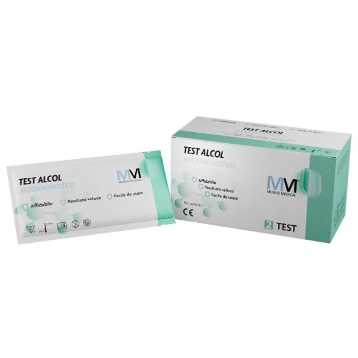 TEST ALCOL MUNUS MEDICAL 2 Pezzi