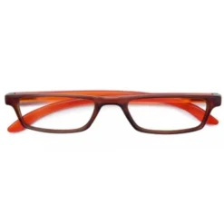 Trendy Occhiali Premium Arancio/Marrone Diottrie +2,50