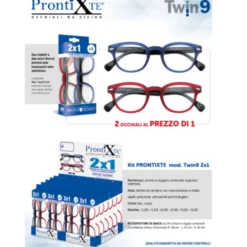 Twin 9 Blu Rosso Diottrie +1,50 ProntiXTe 2 Paia